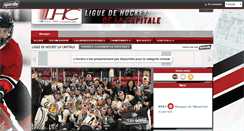 Desktop Screenshot of hockeycapitale.com
